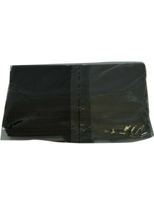 Pazarcan Orta Boy Atlet Geri Dönüşüm Granül Çanta Poşet 47X27 cm Kalın Siyah 1000 gr 1 Paket