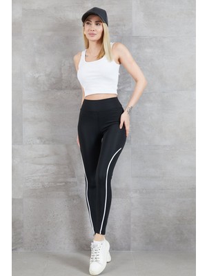 Pazarcan Kadın İnce Şerit Detay Tayt