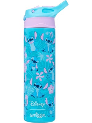Smiggle Stitch Yalıtımlı Paslanmaz Çelik Kapaklı Içecek Şişesi 520 ml