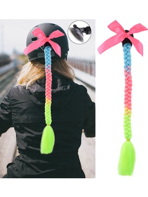 Pazarcan Motosiklet Kaskı Örgülü At Kuyruğu / ACM20