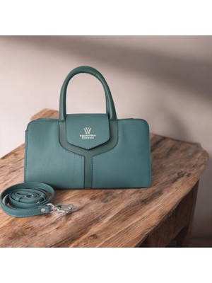 Valentina Victoria Valvic Hakiki Deri Orta Boy Kadın Klasik Çanta