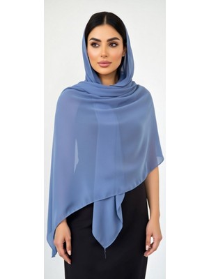 Moda Nur Modanur Şifon Kumaş, Şifon Kumaş , Mavi Renk . Ölçü 2 Metre*5 cm