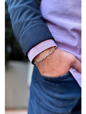 Normadia Erkek Çelik Zincir Bileklik, Şık ve Modern Takı Aksesuarı