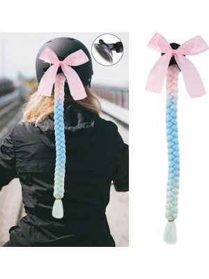 Pazarcan Motosiklet Kaskı Örgülü At Kuyruğu / ACM08