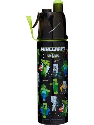 Smiggle Minecraft Yalıtımlı Paslanmaz Çelik Spritz Içecek Şişesi 500 ml