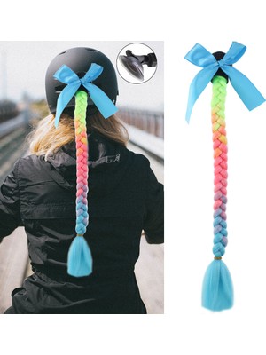 Pazarcan Motosiklet Kaskı Örgülü At Kuyruğu / ACM07