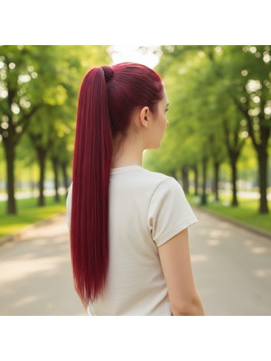 Pazarcan Bağlamalı Düz At Kuyruğu / Kızıl