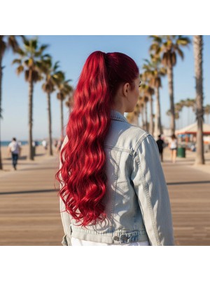 Pazarcan Tokalı Dalgalı At Kuyruğu / Kızıl