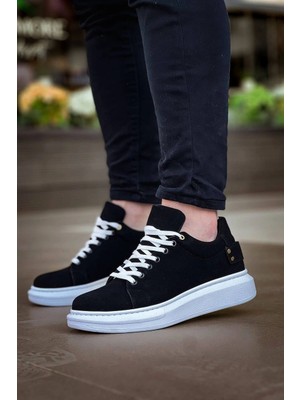 Pazarcan KB047 Kuback Siyah Süet Günlük Erkek Ayakkabı