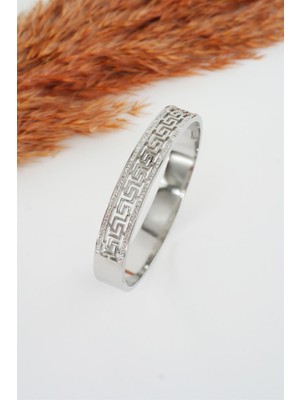 Normadia Şık Kadın Paslanmaz Çelik Bileklik, Anti Alerjen Tasarım, Zarif Aksesuar