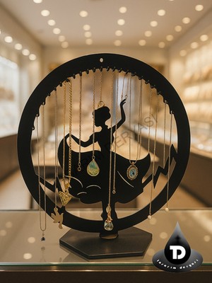 Paslanmaz Çelik Metal Makyaj Organizeri, Ayaklı ve Duvara Monte, 27 Kanca