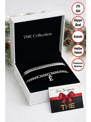 Normadia Iki Parçalı Paslanmaz Çelik Bileklik Seti Unisex Çift ve Arkadaş Hediği