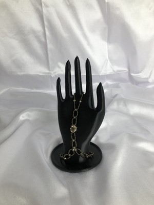 Şık Siyah Dekoratif Takı Mankeni, Zarif ve Modern Tasarım