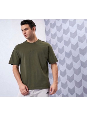 Nike Sportswear Premium Essentials Oversize Yeşil Erkek T-Shirt DO7392-325