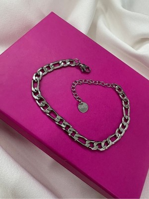 Normadia Paslanmaz Çelik Unisex Bileklik 18.5 Cm, Şık ve Dayanıklı Takı