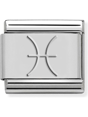 Normadia Balık Burcu Figürlü Paslanmaz Çelik Charm Bileklik, Kişiselleştirilebilir Eki