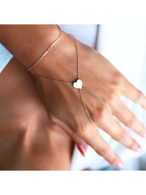 Normadia 316L Çelik Kalp Tasarımlı Şahmeran, Şık ve Zarif Takı Seçeneği