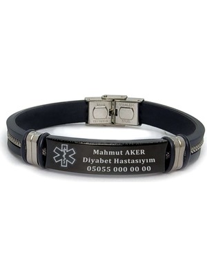 Normadia Sağlam Çelik Epikriz Acil Durum Bilekliği Güvenle Kullanım