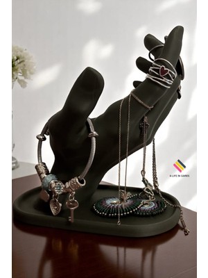 Modern Tasarımlı El Dekoratif Yüzük ve Bileklik Standı, Şık Sergileme Ürünü