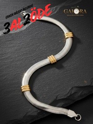 Normadia Paslanmaz Çelik Erkek Bileklik, Şık ve Güçlü Tasarım