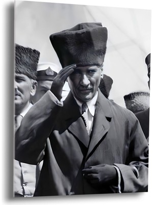 Atatürk Cam Tablo - Cam Tablolar - Atatürk Tablo - Atatürk Portresi - Atatürk Tablosu - ATA060