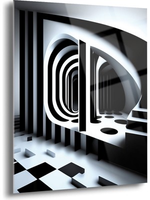 Op-Art Salon Cam Tablo - MOD027