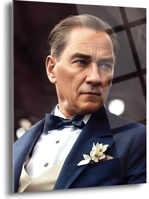 Atatürk Cam Tablo - Cam Tablolar - Atatürk Tablo - Atatürk Portresi - Atatürk Tablosu - ATA071