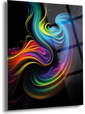 Soyut Cam Tablo - MOD009