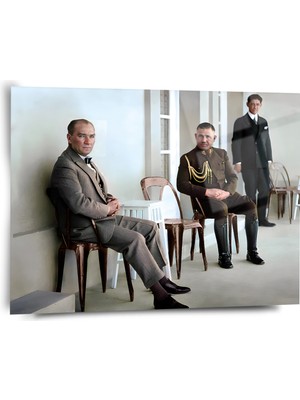 Atatürk Cam Tablo - Cam Tablolar - Atatürk Tablo - Atatürk Portresi - Atatürk Tablosu - ATA048