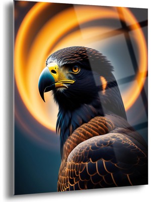 Kaya Kartalı Cam Tablo - MOD029