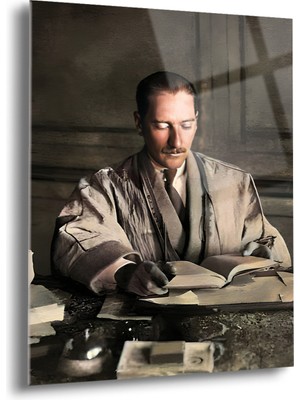 Atatürk Cam Tablo - Cam Tablolar - Atatürk Tablo - Atatürk Portresi - Atatürk Tablosu - ATA045