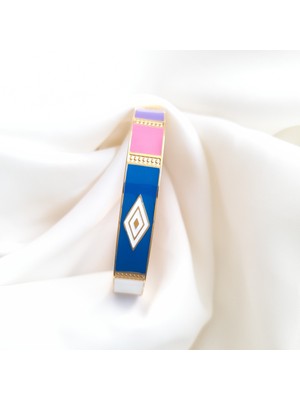 Normadia Şık Çelik Renkli Mineli Kadın Bileklik, Zarif Takı Seçeneği