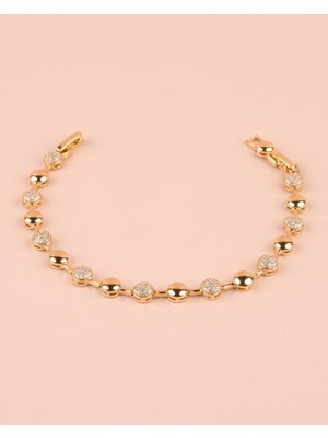 Normadia Şık Zirkon Taşlı Xuping Bileklik, Zarif ve Parlak Tasarım