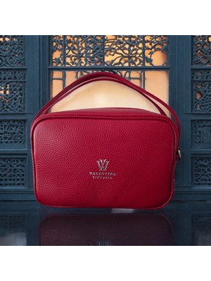 Valentina Victoria Valvic Hakiki Deri Küçük Boy Çapraz Çanta