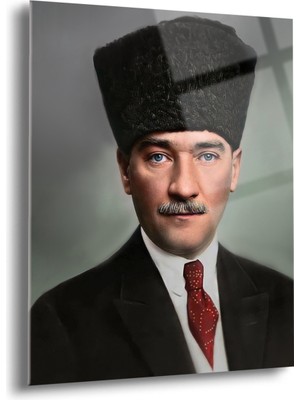 Atatürk Cam Tablo - Cam Tablolar - Atatürk Tablo - Atatürk Portresi - Atatürk Tablosu - ATA042