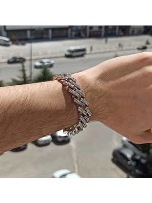 Normadia Şık Prong Cuban Bileklik, Modern ve Zarif Tasarım