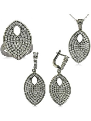 Inure Jewelry Gümüş Mekik Bayan Set