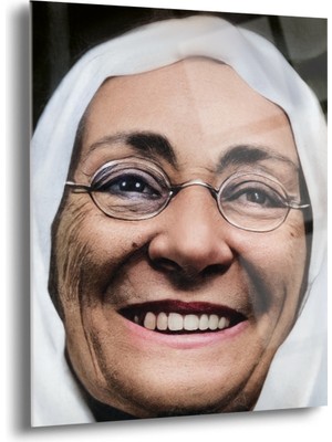 Zübeyde Hanım Cam Tablo - Cam Tablolar - Atatürk Tablo - Atatürk Portresi - Atatürk Tablosu - ATA054