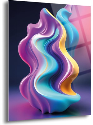 Soyut Cam Tablo - MOD014