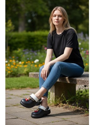 Akınalbella Dolgu Tabanlı Kadın Terliği (Dar Kalıp Bir Beden Büyük Tercih Ediniz)