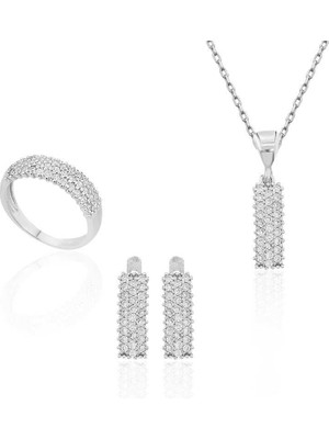 Inure Jewelry Gümüş Su Yolu Bayan Set