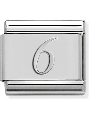 Normadia 6 Rakamlı Sayı Paslanmaz Çelik Charm Bileklik Kişiselleştirilebilir