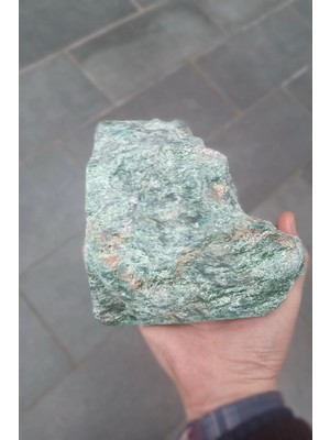 Pozitif Doğal Taş Süper Parlak, Dekoratif Fuksit Taşı Büyük Parça 32-Df