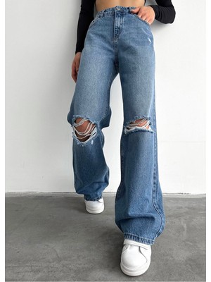 Aida Fashion Diz Lazer Palazzo Jeans