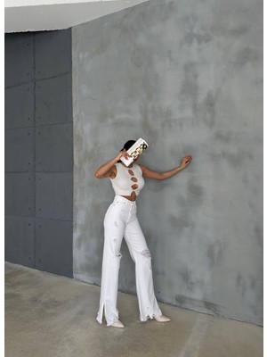 Aida Fashion Diz Lazer Palazzo Jeans