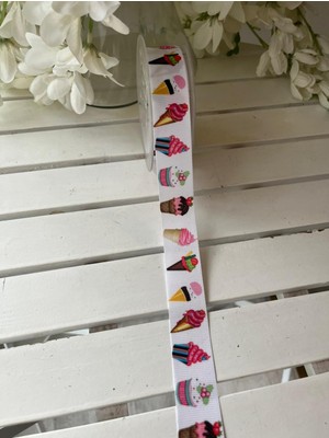 Helvacıoğlu Çikolata Stokları Eritiyoruz, Fantazi Desenli Kurdeleler, 15 Metre, 2,5 cm Eninde