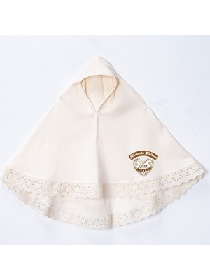 Dekim Moda Pamuk Fistolu Çocuk Başörtüsü | Namazla Kalbim Çiçek Açıyor Kalpli