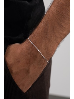 Normadia Şık 1.4mm Gümüş Bileklik, 925 Ayar, Premium Sterling Silver