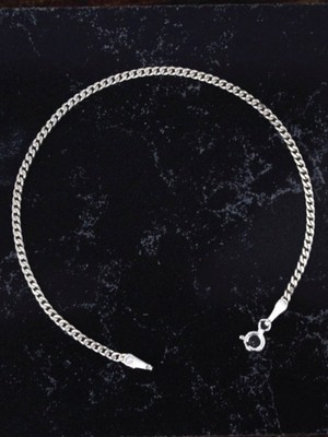 Normadia 925 Ayar Gümüş Erkek Bileklik, Ince ve Şık Tasarım