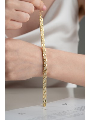 Normadia 925 Ayar Gümüş Trend Bileklik, Şık ve Modern Tasarım